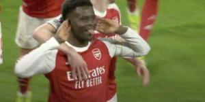 رأسية
«ساكا»
تمنح
آرسنال
الهدف
الأول
أمام
وولفرهامبتون
في
الدوري
الإنجليزي
«فيديو» - إيجي 24 نيوز